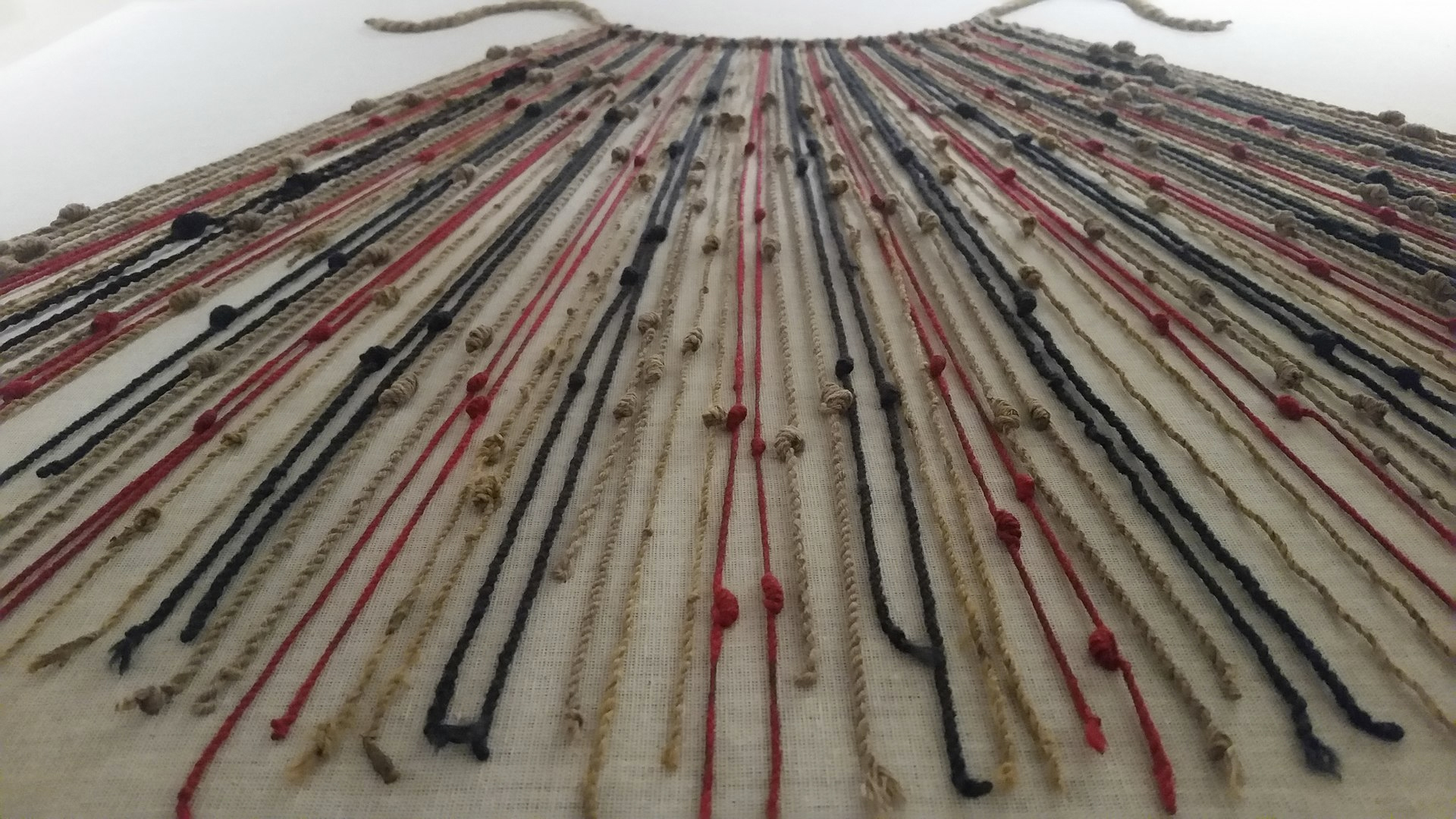 Quipu in the Museo Machu Picchu, Casa Concha, Cusco, photo by Pi3.124, CC BY-SA 4.0